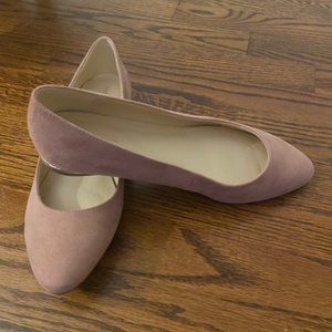 Nine West Pale Pink Flats Size 8